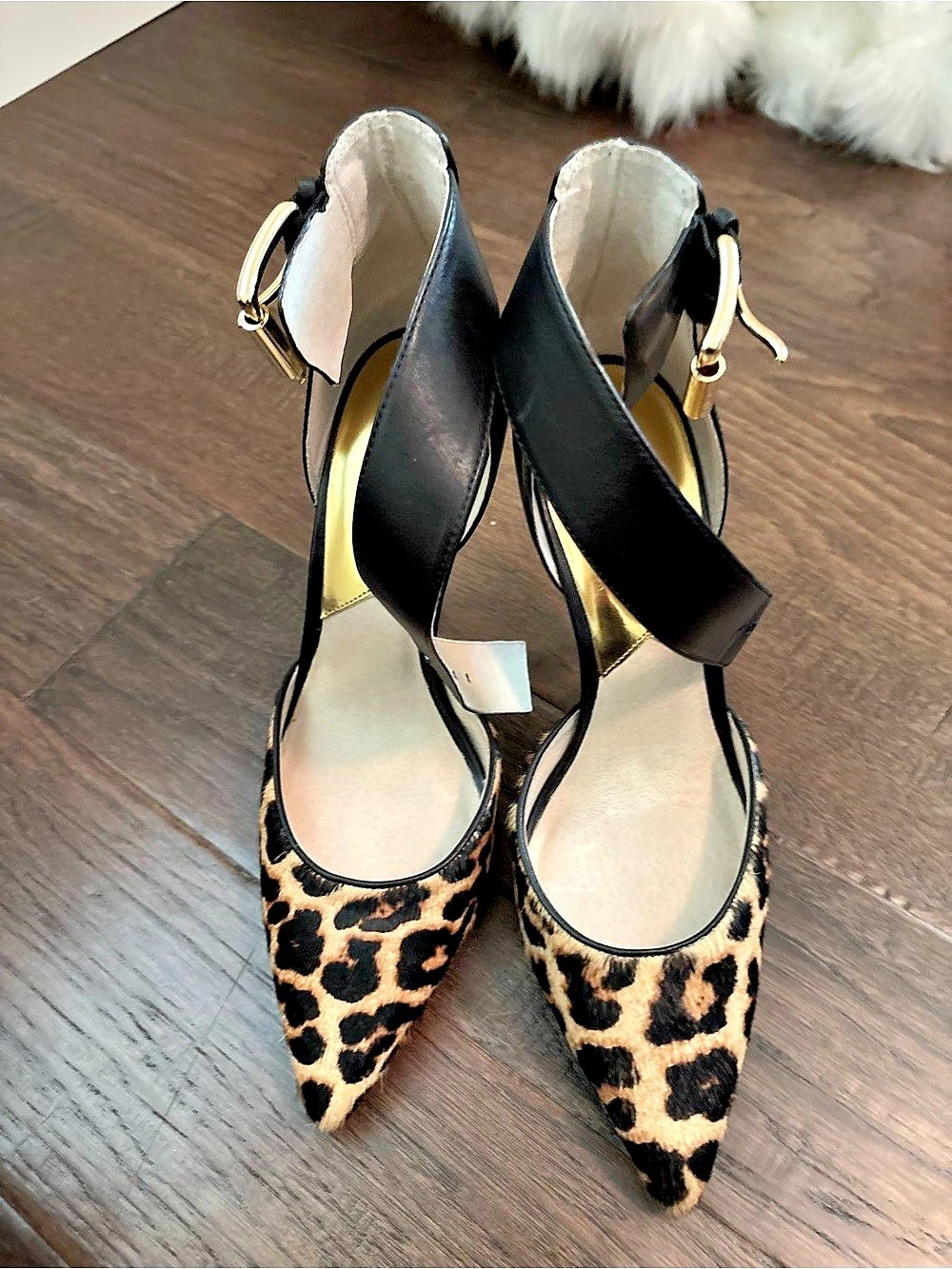 Michael Kors Leopard Print Pointed-Toe Heels